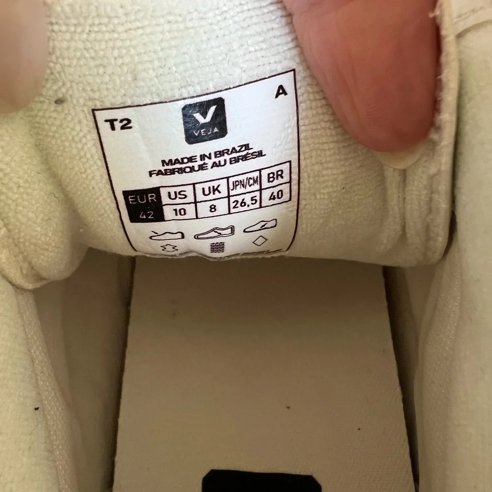 Veja Minotaur High Top Sneakers in Black and White